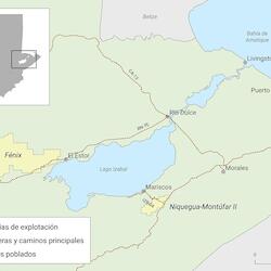 Figura 2: Licencias de explotación de la CGN. Fuente: Elaboración propia; capas de base: GADM; propiedades y licencias: CGN (Secretos Mineros). 