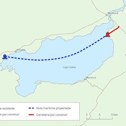 Figura 7: Carretera entre la zona Montúfar y la comunidad de Mariscos
